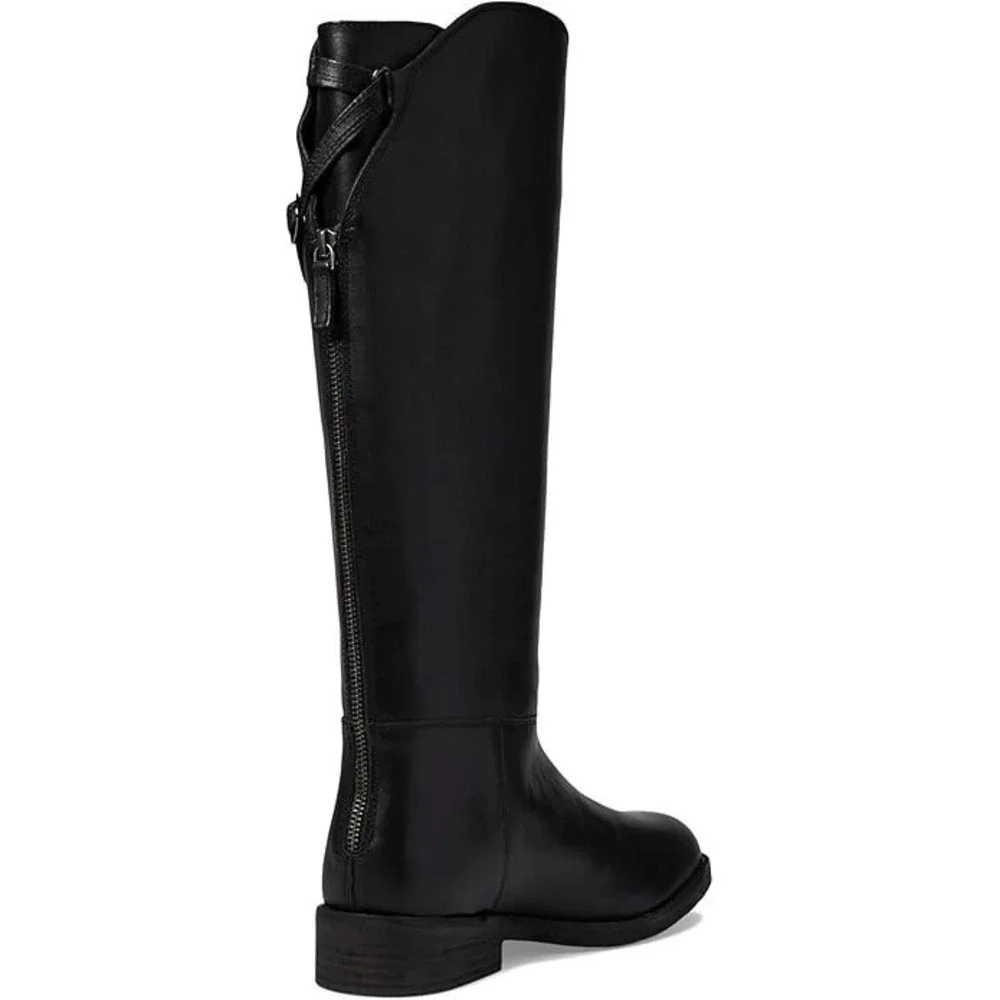 Free People™ (Women's 6.5‎ M) (EU 37) Everly™ Equestrian Boot in Faded Black